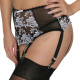 Alba deep suspender belt