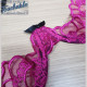 Nuala magenta quarter cup bra