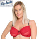 Reveal red plunge cup bra