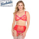 Scarlet plunge cup bra