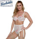 Zoella ivory deep suspender belt